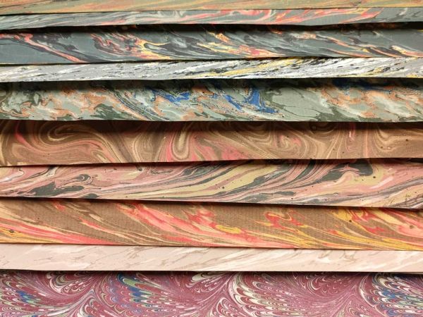 Papiers marbrés